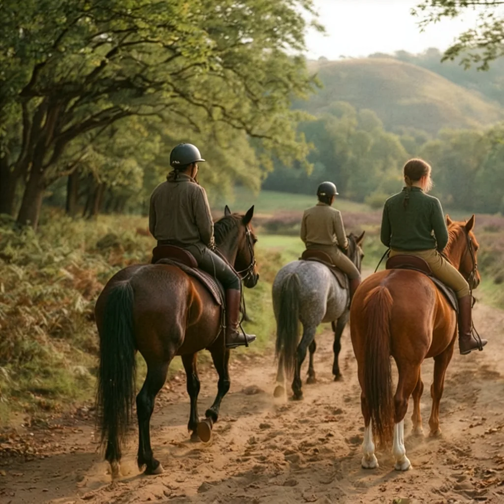 Balade à cheval en Corrèze, autour de La Chapelle-aux-Brocs
